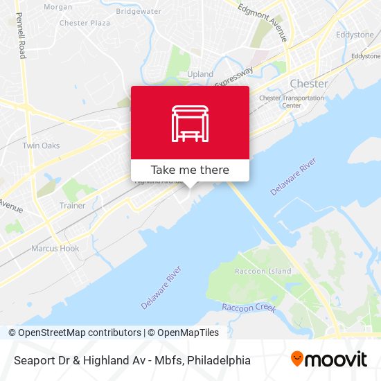 Seaport Dr & Highland Av - Mbfs map