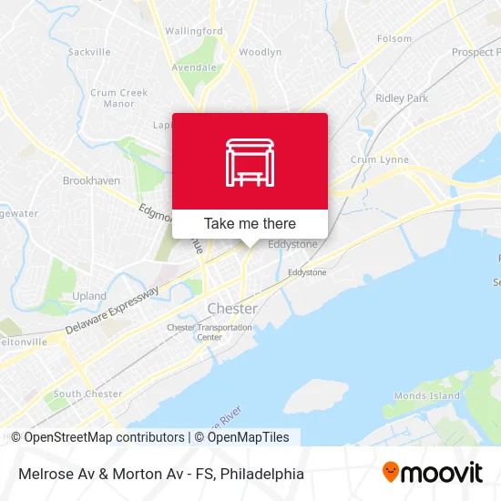 Melrose Av & Morton Av - FS map