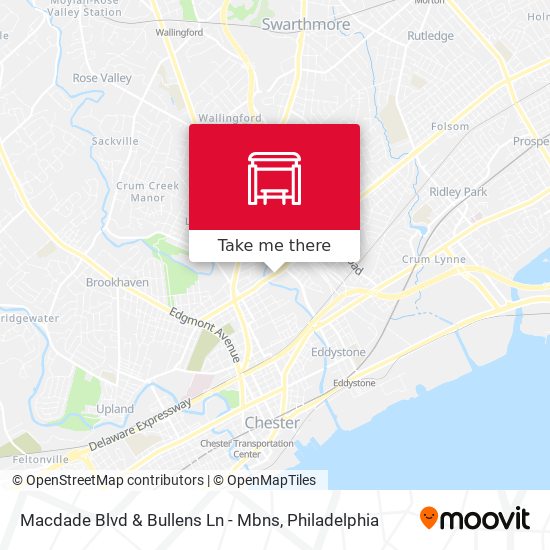 Macdade Blvd & Bullens Ln - Mbns map