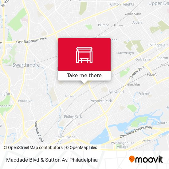 Mapa de Macdade Blvd & Sutton Av