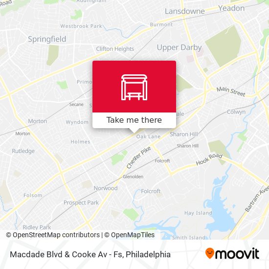 Macdade Blvd & Cooke Av - Fs map