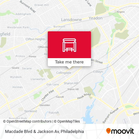 Mapa de Macdade Blvd & Jackson Av