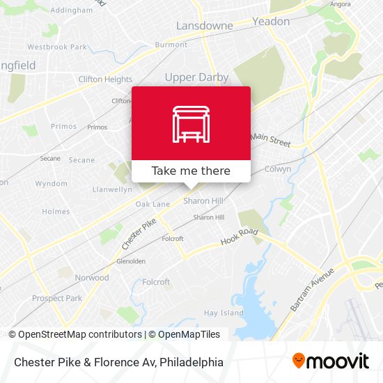 Mapa de Chester Pike & Florence Av