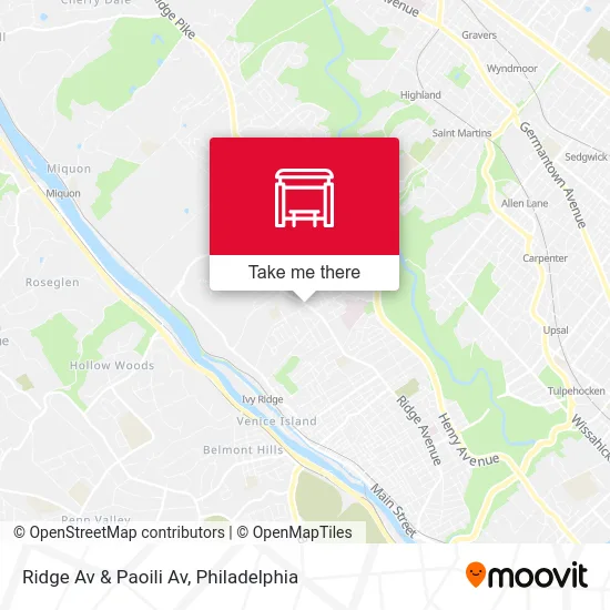 Mapa de Ridge Av & Paoili Av