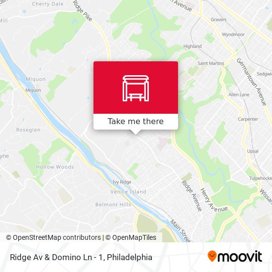 Ridge Av & Domino Ln - 1 map