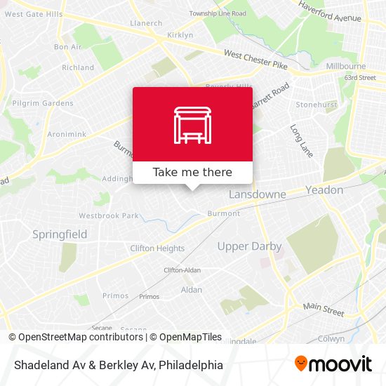 Mapa de Shadeland Av & Berkley Av