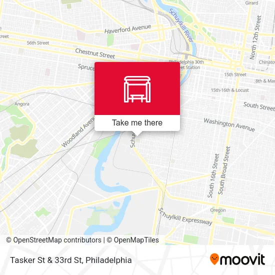 Mapa de Tasker St & 33rd St