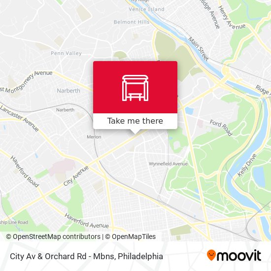 Mapa de City Av & Orchard Rd - Mbns