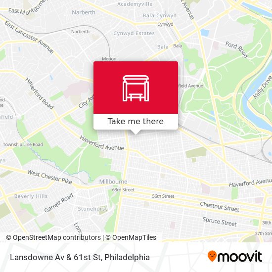 Mapa de Lansdowne Av & 61st St