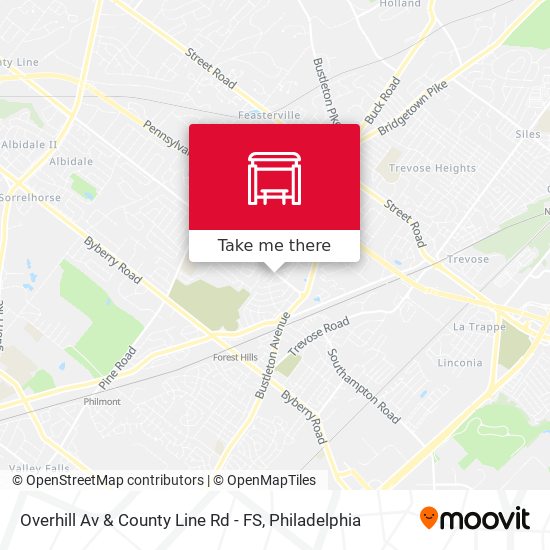 Mapa de Overhill Av & County Line Rd - FS