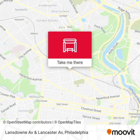 Lansdowne Av & Lancaster Av map