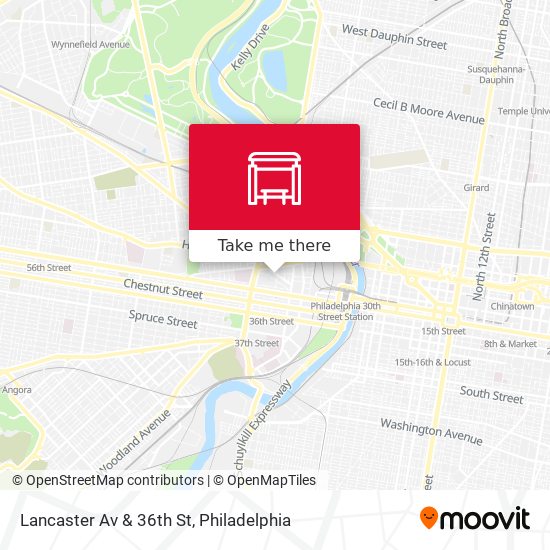 Mapa de Lancaster Av & 36th St
