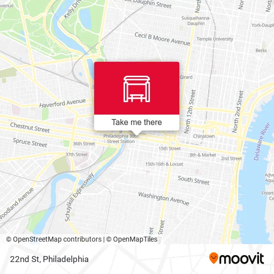 22nd St map