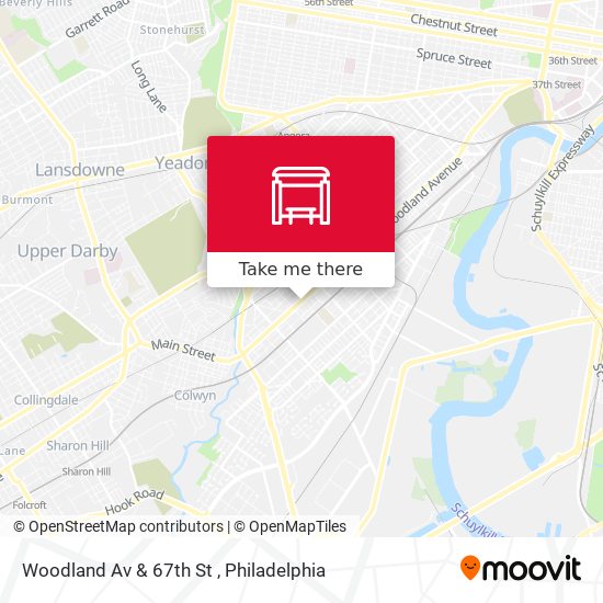 Mapa de Woodland Av & 67th St