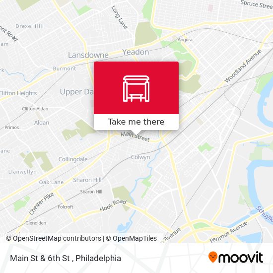 Mapa de Main St & 6th St
