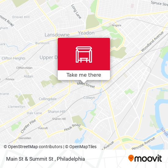 Main St & Summit St map
