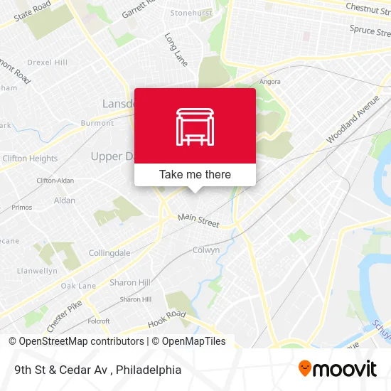 9th St & Cedar Av map