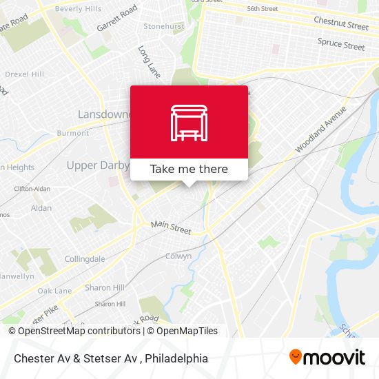 Chester Av & Stetser Av map