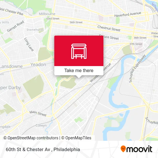 60th St & Chester Av map