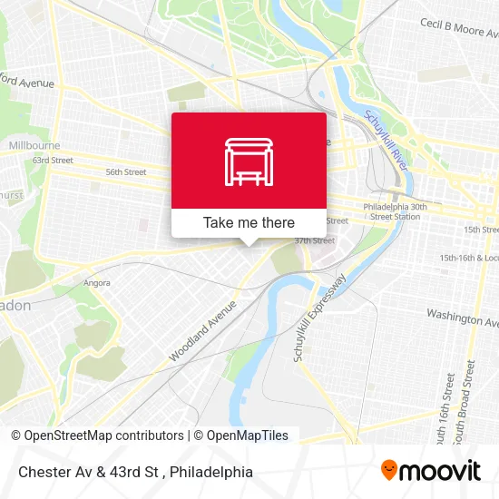 Mapa de Chester Av & 43rd St