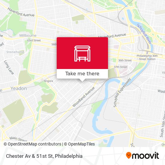 Chester Av & 51st St map