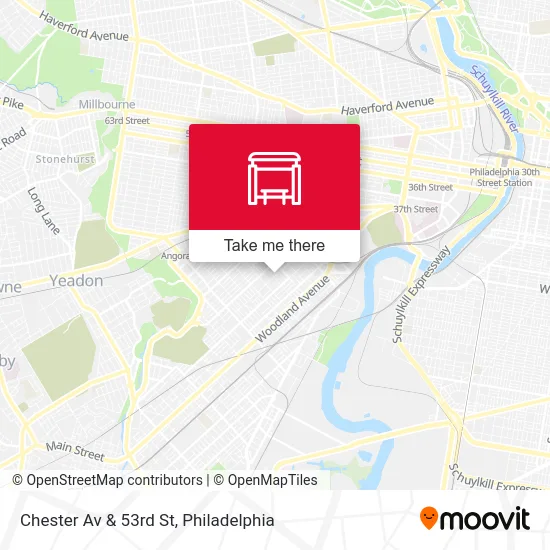 Chester Av & 53rd St map