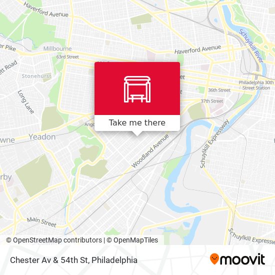 Chester Av & 54th St map