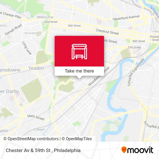 Chester Av & 59th St map