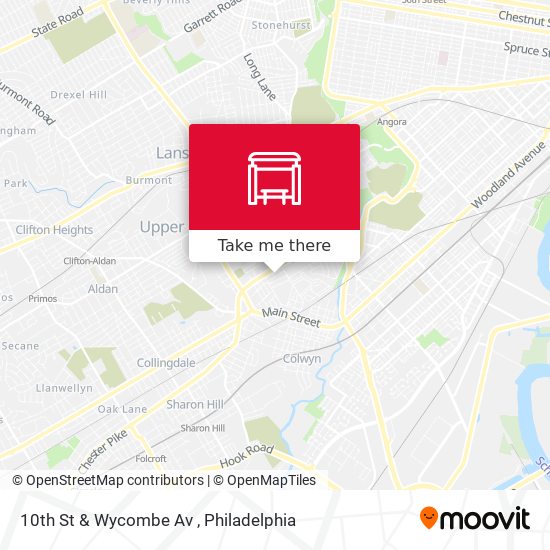 Mapa de 10th St & Wycombe Av