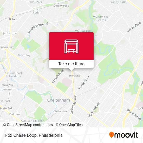 Mapa de Fox Chase Loop
