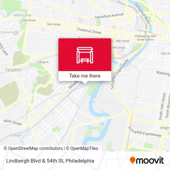 Lindbergh Blvd & 54th St map