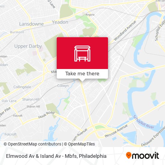 Mapa de Elmwood Av & Island Av - Mbfs