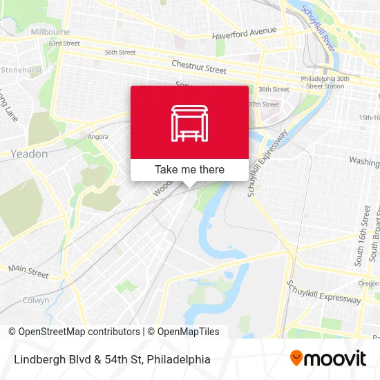 Lindbergh Blvd & 54th St map