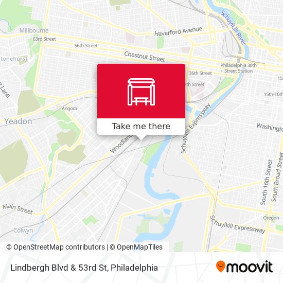Lindbergh Blvd & 53rd St map