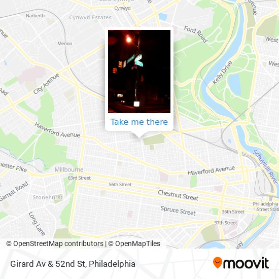 Mapa de Girard Av & 52nd St