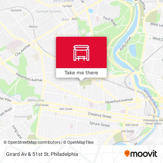Mapa de Girard Av & 51st St