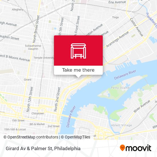 Mapa de Girard Av & Palmer St
