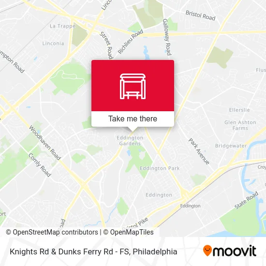 Knights Rd & Dunks Ferry Rd - FS map