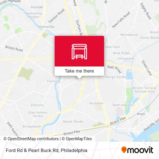 Ford Rd & Pearl Buck Rd map