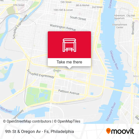 9th St & Oregon Av - Fs map