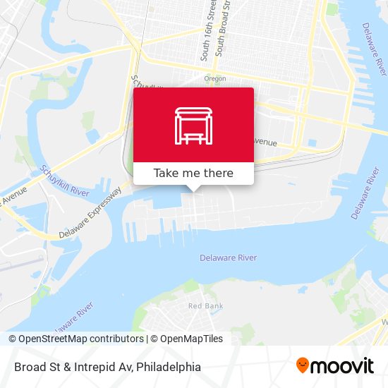 Mapa de Broad St & Intrepid Av