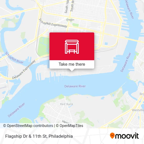 Flagship Dr & 11th St map