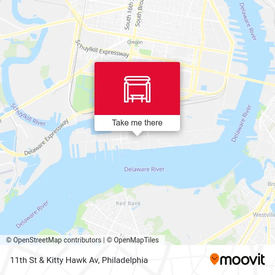 11th St & Kitty Hawk Av map