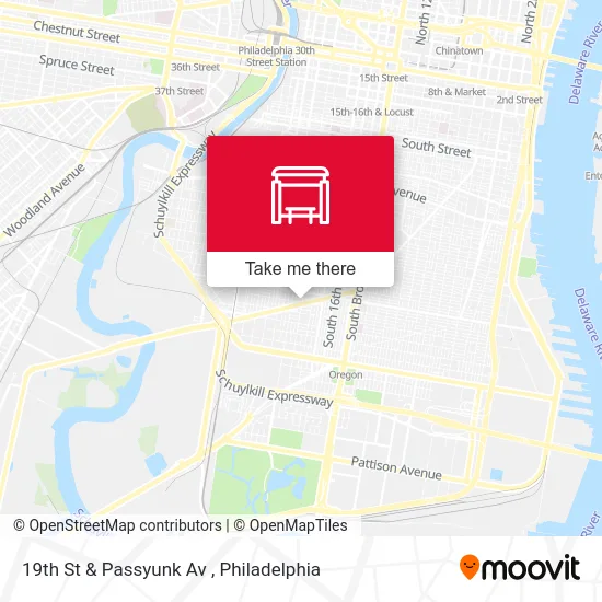 19th St & Passyunk Av map