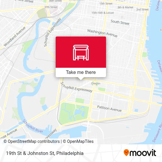 19th St & Johnston St map