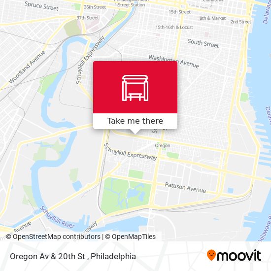 Mapa de Oregon Av & 20th St