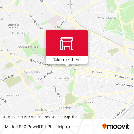 Mapa de Market St & Powell Rd