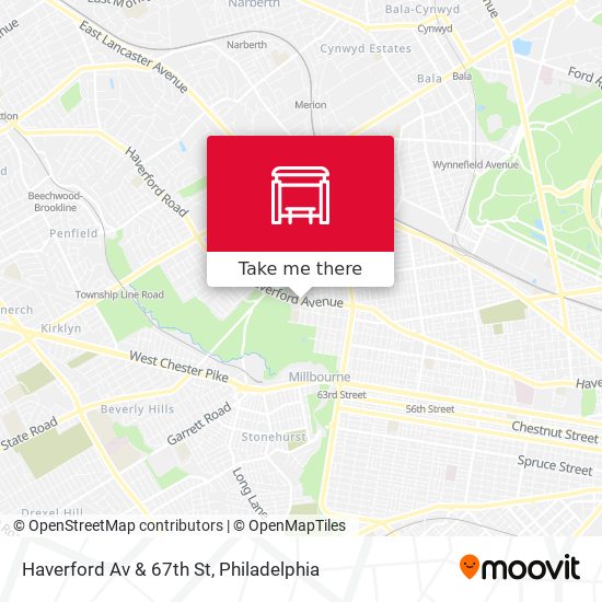 Mapa de Haverford Av & 67th St
