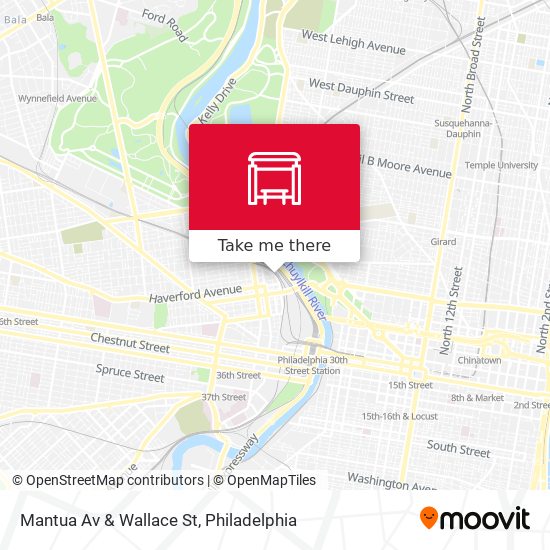Mantua Av & Wallace St map