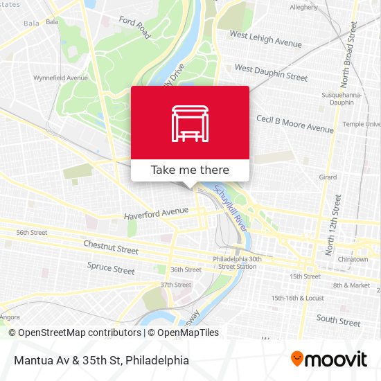 Mantua Av & 35th St map